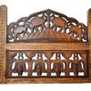 Artesia Handcrafted 4 Panel Room Partition (Brown) - Image 3