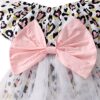 Hopscotch Girls Off-Shoulder Heart Print Casual Dress In Mul... - Image 4
