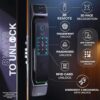 GOLENS Smart Door Lock X1PRO | 8-Ways to Unlock | 3D Face ID... - Image 3