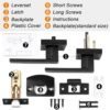 Probrico Passage Door Lever Handle Interior Non-Locking Leve... - Image 9