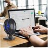 Desk Fan Strong Airflow Quiet Portable Cooling Fan with USB ... - Image 4