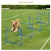 PawHut 4 Piece Dog Agility Starter Kit with Adjustable Heigh... - Image 5