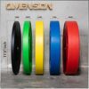 BULLAR Bumper Plates with Olympic Barbell (120 KG Set(25x2+2... - Image 4