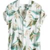Leriya Fashion Shirt for Men | Tropical Leaf Printed Rayon S... - Image 2