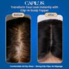 Capilus 100% Human Hair Extensions for Women, Clip in Scalp ... - Image 5