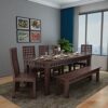 EBANSAL Wooden Dining Table 8 Seater | Eight Seater Dinning ... - Image 2