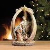 12" Holy Family with Star of Bethlehem Christmas Nativity - Image 3