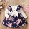 Buy & Try by Dharmikaay Girl\'s Lycra Floral Printed Frock D... - Image 4