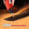 UniQual 200W 215pcs Rotary Tool Die Grinder Kit with Flexibl... - Image 5