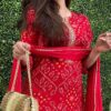 ASSUME FAB Women Viscose Rayon Bandhani Print A-Line Materni... - Image 5