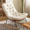 Velura Upholstered Rocking Chair Lounge Chair for Front Porc... - Image 9