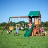 Backyard Discovery Lakewood Cedar Wood Swing Set, Covered Up... - Image 3