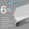 TUFFPAULIN 80FT X 80FT 150 GSM Silver Heavy Duty Tarpaulin T... - Image 5