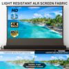 NPTECH 120 Inch (8.7ft x 4.9ft) Floor Rising Long Throw Proj... - Image 6