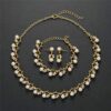 Shining Diva Fashion Stylish Combo 18k Gold Plated Pearl Nec... - Image 5