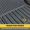 Cat® CAMT-8303 Heavy Duty Car Mats All Weather ToughLiner Fl... - Image 7