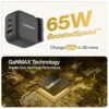 Ambrane 65W Charger Adapter, 3 Ports - 2 Type C & 1 USB for ... - Image 10