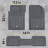 Cat® CAMT-8303 Heavy Duty Car Mats All Weather ToughLiner Fl... - Image 9