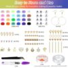SANNIDHI® Clay Beads for Bracelet Making Kit, 6000pcs+ 24-Co... - Image 3