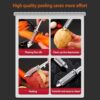 ZEVON® Stainless Steel Peeler for Vegetables and Fruits, 3 i... - Image 6