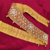 VAMA Fashions Zardosi Work Golden Cloth Kamarbandh waistband... - Image 6