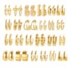 Shining Diva Fashion 24 Pairs Combo Set Latest Stylish Hoop ... - Image 2