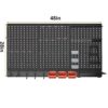 TORACK Metal Pegboard Wall Organizer System for Garage, 109P... - Image 4
