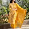 KLOSIA Women Printed Straight Kurta and Pant with Dupatta Se... - Image 7