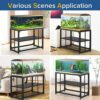 TOCRETOARE Fish Tank Stand 40 Gallon, Metal Aquarium Stand 3... - Image 6