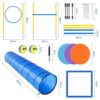 RAIN QUEEN Dog Agility Course Backyard Set - Agility Trainin... - Image 7