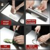 Vasukie 304 Stainless Steel Chopping Board for Kitchen | Non... - Image 8
