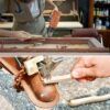 BRUSH HOUSE Brass Copper Wire Brush with Wooden Handle for R... - Image 5