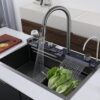 COOTER 30 x 18 x 9 Fully Equipped Piano Kitchen Sink with Du... - Image 8