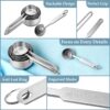 Parage Stainless Steel Measuring Cups & Spoon Combo for Dry ... - Image 4