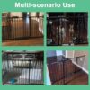 ALLAIBB Extra Wide Pressure Mount Baby Gate Auto Close Black... - Image 6