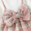 Hopscotch Girls Check Print Full-Sleeve Casual Dress with He... - Image 4