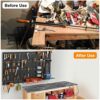 TORACK Metal Pegboard Wall Organizer System for Garage, 109P... - Image 9