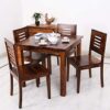Jeen Wood Wooden Solid Sheesham Wood Dining Table 4 Seater |... - Image 3