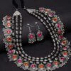 Shining Diva Fashion Latest Stylish Fancy Oxidised Silver Tr... - Image 4
