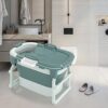 MERISHOPP®Bathroom Tub Large Soft Soaking Standing Bath Tub ... - Image 6