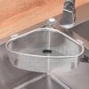 SHARANAM Steel Sink Corner Strainer Kitchen Stainless Steel ... - Image 2