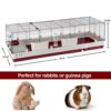 Ferplast Rabbit Cage, 63.78 X 23.62 19.62 X 19.68 - Image 4