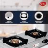 Pigeon By Stovekraft Aspire Stainless Steel Gas Stove 2 Burn... - Image 4