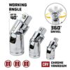 Powerbuilt Pro Tech 16 Pc. Ratchets Socket Drive Tool Access... - Image 5