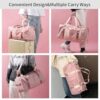 Storite Nylon 46 cm Foldable Travel Duffel Bag, Sports Gym D... - Image 7