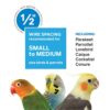 Prevue Pet Products Clear View Glass Bird Cage Crystal Palac... - Image 7