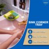 FreshDcart Kitchen Sink Corner Tool With Tray Storage Organi... - Image 4