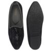 FAUSTO FST KI-3657E BLACK-48 Men Black Silk Zardosi Sequin V... - Image 6