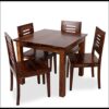 Jeen Wood Wooden Solid Sheesham Wood Dining Table 4 Seater |... - Image 2