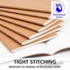 feela 170 Pack Blank Kraft Notebooks, Unlined Sketchbook Min... - Image 5